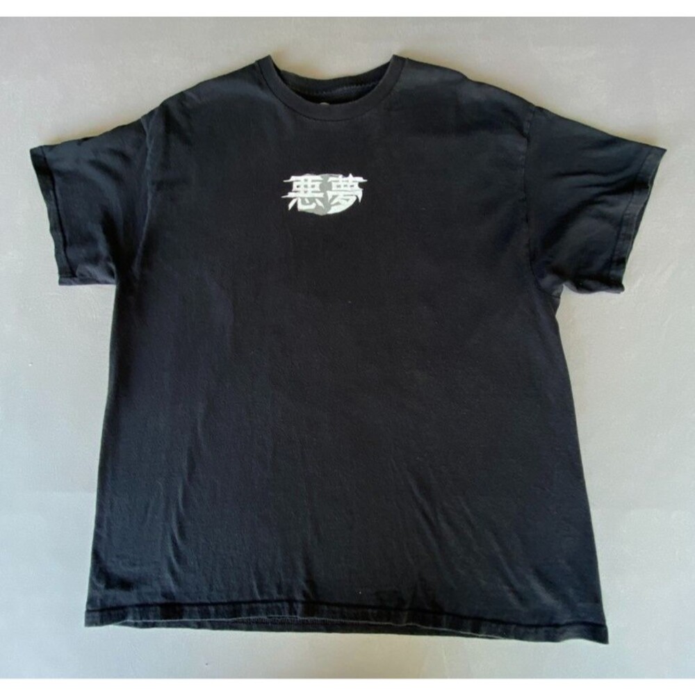 9th Life Nightmare Men's Graphic T-Shirt Tillys Black Car Horror Tee Size L